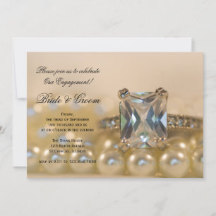 Invitation Princess Diamond et White Pearls