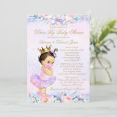 Invitation Princess Drive Par Baby shower (Debout devant)