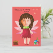 Invitation Princess Fairy Tale Anniversaire (Debout devant)