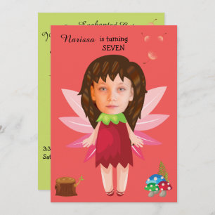 Invitation Princess Fairy Tale Anniversaire