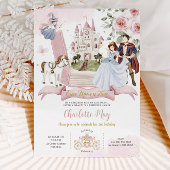 Invitation Princess Fairytale Book Il était une fois annivers