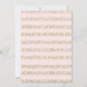 Invitation Princess Fairytale Castle Bunny Baby Girl Douche (Dos)