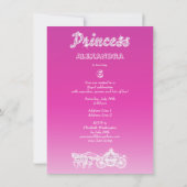 Invitation Princess Horses & Carrie Birthday Party (Dos)
