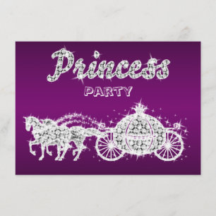 Invitation Princess Horses & Carrie Birthday Party