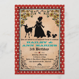 Invitation Princess Party (pour jumeaux ou 2 enfan