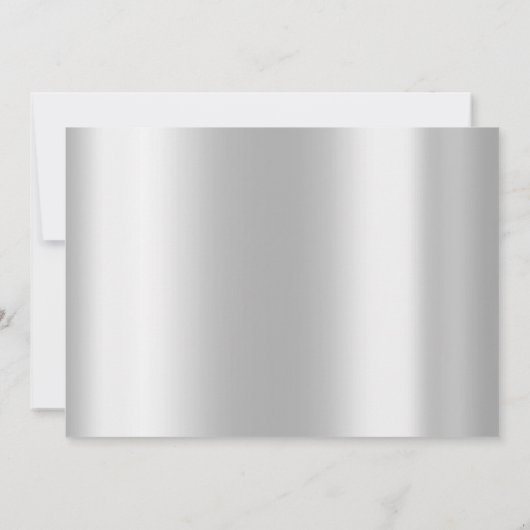 Invitation Princess Royal Gold Parties scintillant Unicorn Pi (Dos)