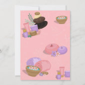 Invitation Princess Salon & Spa Anniversaire (Dos)