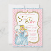 Invitation Princess Tea Party (Devant)
