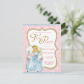 Invitation Princess Tea Party (Debout devant)