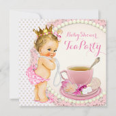 Invitation Princess Tea Party (Devant)