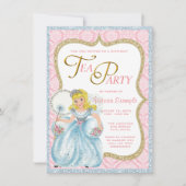 Invitation Princess Tea Party (Devant)