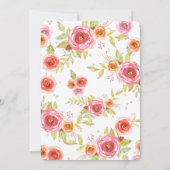 Invitation Princess Tea Party Anniversaire Parties scintillan (Dos)