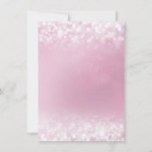 Invitation Princess Tiara Chaussure en verre Cendrillon Quinc (Dos)