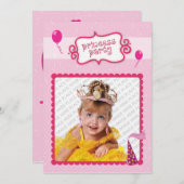 Invitation Princesse (Devant / Derrière)