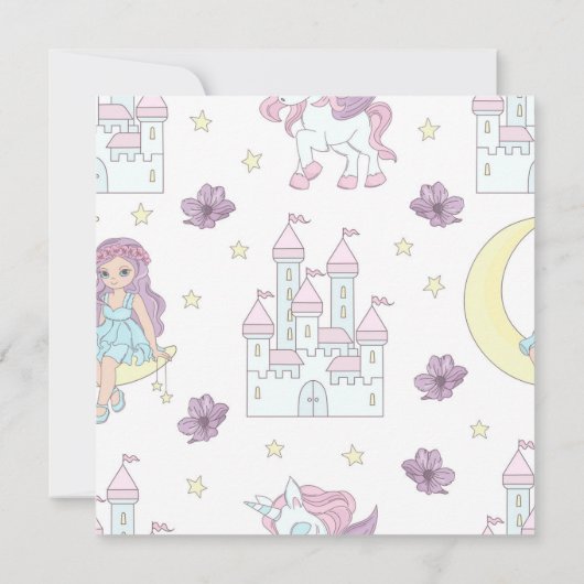 Invitation Princesse (Dos)