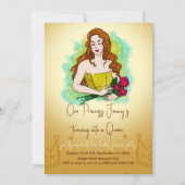 Invitation Princesse à la Reine (Devant)