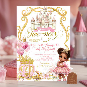 Invitation Princesse Africaine Afro Royale Cinquiè