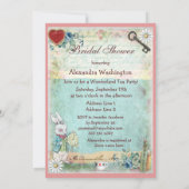 Invitation Princesse Alice dans la Fête de la mariée du pays (Dos)