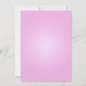 Invitation Princesse Baby shower Invitation, Petite Princesse (Dos)