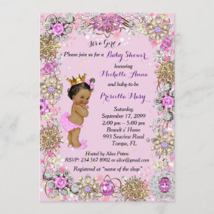 Invitation Princesse Baby shower Invitation, Petite Princesse