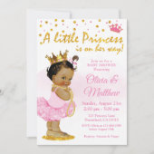 Invitation Princesse Baby shower Invitation, Petite Princesse (Devant)