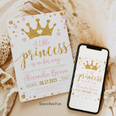 Invitation Princesse Baby shower Invitation, Petite Princesse