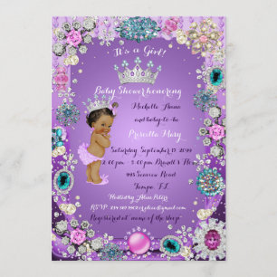 Invitation Princesse Baby shower Invitation, Petite Princesse