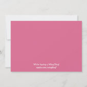 Invitation Princesse Birthday (Dos)