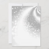 Invitation Princesse blanche Sweet sixteen (Dos)