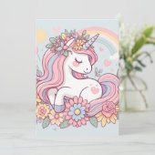 Invitation Princesse Blossom (Debout devant)