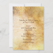 Invitation Princesse Carrosse Cendrillon Vintage (Dos)