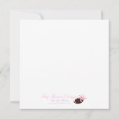 Invitation princesse c'est l'anniversaire de Hailey ! , Elle (Dos)