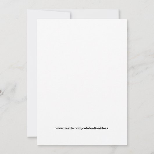 Invitation Princesse & Château (Dos)