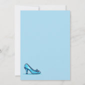 Invitation Princesse Crystal Chaussures (Dos)