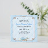 Invitation Princesse de conte de fées élégant mariage fête (Debout devant)