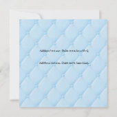 Invitation Princesse de conte de fées élégant mariage fête (Dos)