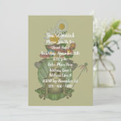 Invitation Princesse de la Grenouille sur la fête du Trône (Debout devant)