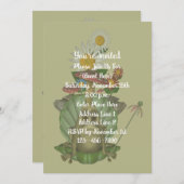 Invitation Princesse de la Grenouille sur la fête du Trône (Devant / Derrière)