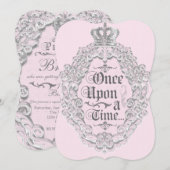 Invitation Princesse de Livre de Contes Vintage de (Devant / Derrière)