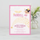 Invitation Princesse des Étoiles, Des Vœux Magiques (Debout devant)