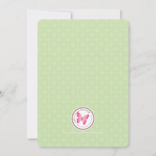 Invitation Princesse des Fées de Woodland (Dos)