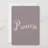 INVITATION PRINCESSE D'INVITATION QUINCEAÑERA (Dos)