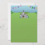 Invitation Princesse & Dragon Joint Boy Girl Anniversaire Inv (Dos)