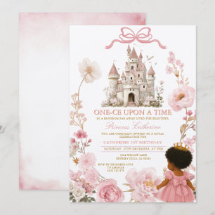 Invitation Princesse du Château Rose One-fois Upon A Time Ann