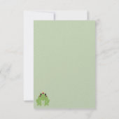 Invitation Princesse et la Grenouille (Dos)