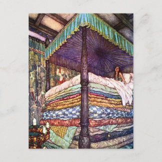 Invitation Princesse et l'invitation de pois