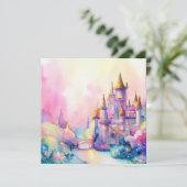 Invitation Princesse Fairy Tale : Fairy Sparkles, Un Baby sho (Debout devant)