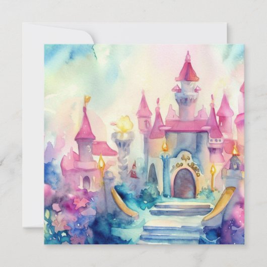 Invitation Princesse Fairy Tale : Un Baby shower (Devant)