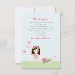 Invitation Princesse Fée des Bois