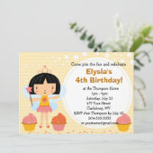 Invitation Princesse féerique faite sur commande Cupcake de (Debout devant)